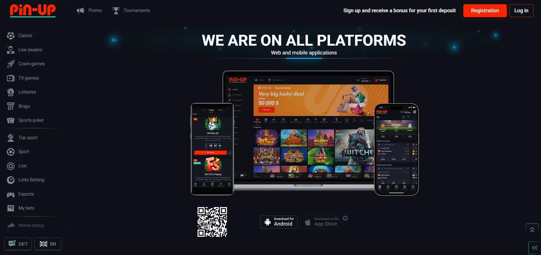 Pin Up Türkiye’de mobil oyun deneyimi